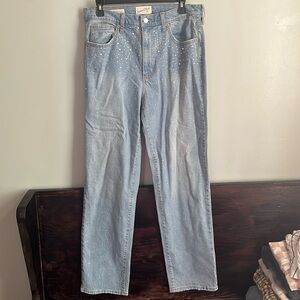 rhinestone jeans size 10 regular